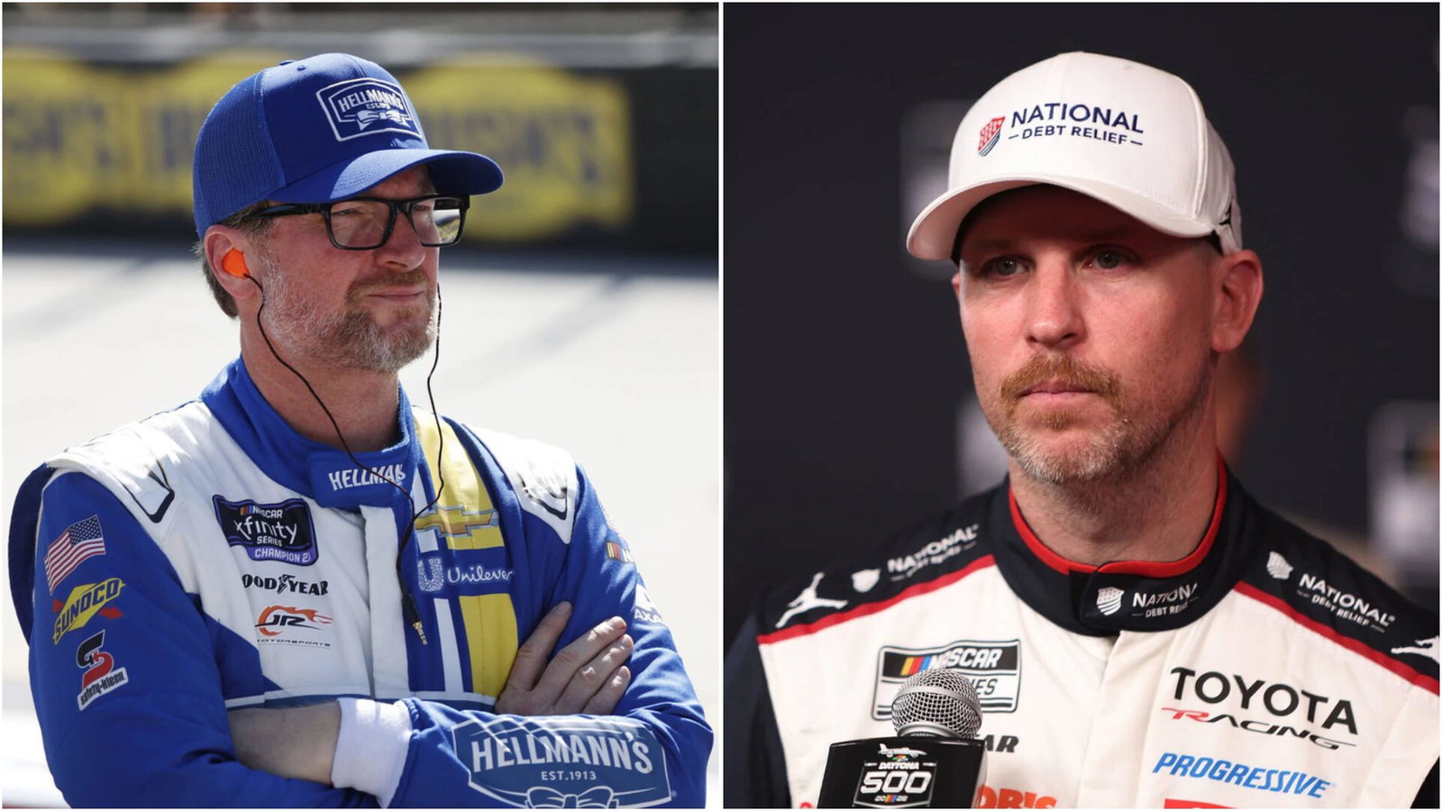 Dale Jr. takes 5-word dig at his podcast producer over absurd Denny Hamlin crossover - DaytonaRacingDigest